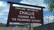 Explore Historical Challis sign