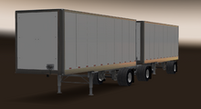 ATS Box Trailer Double short