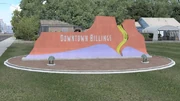 Billings downtown sign