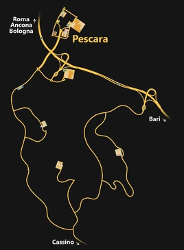 Pescara map
