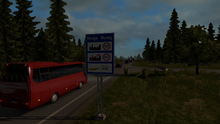Entrance to Norway from the Swedish border
