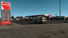 Driving Truck Stop