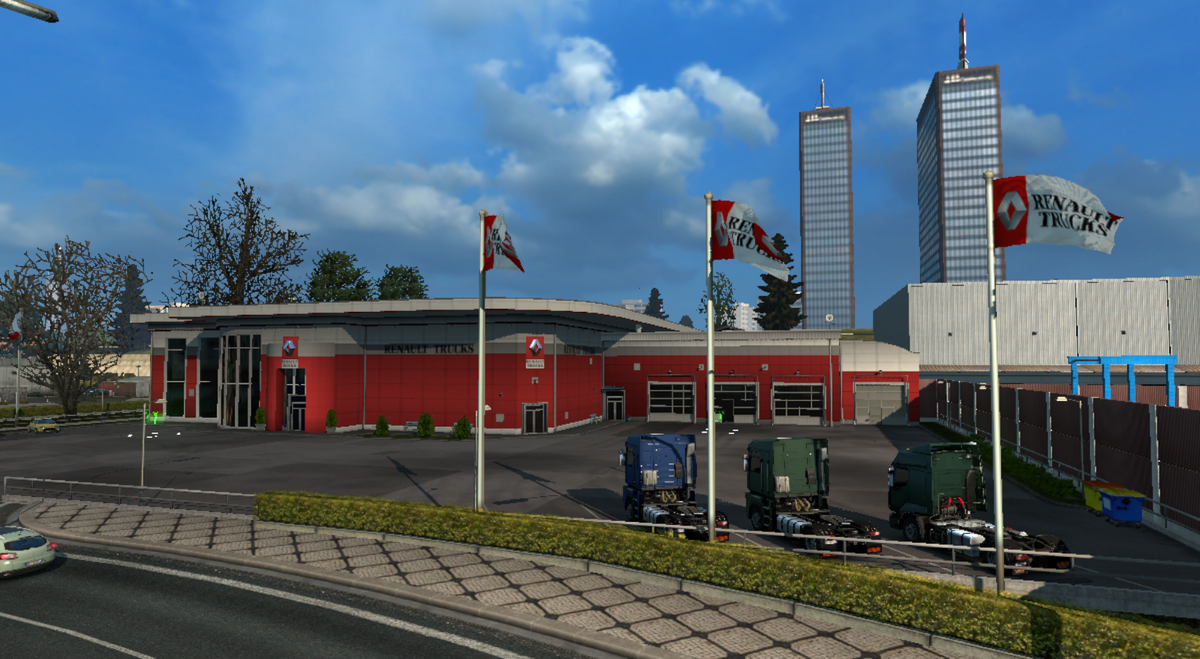 Euro Truck Simulator 2 Mercedes Dealer Location Euro Truck Simulator 2 Truck Dealers | Truck Simulator Wiki | Fandom