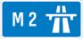 UK M2 sign