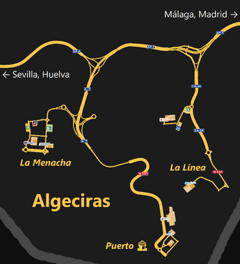 Algeciras map