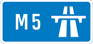 UK M5 sign