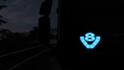 Scania V8 Power Emblem LED - Scania 2016