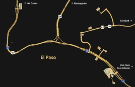 El Paso map