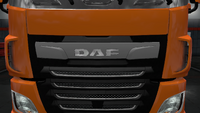 Daf xf euro 6 front badge chrome