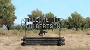 Culbertson welcome sign