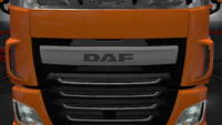 Daf xf euro 6 front badge plate stock