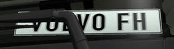 Volvo FH4 Driver Plate Standard hi-res