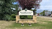 Butte Welcome Sign