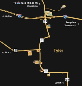 Tyler map