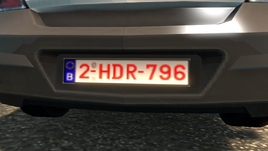 License plate