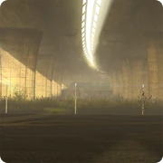 Under bridge background
