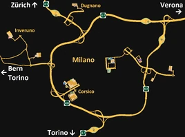 Milano map 1.30