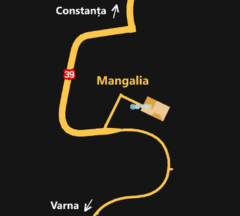 Mangalia map