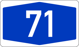 Germany A71 Sign