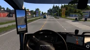 The twin gas stations in Svolvær. Image is from the second gameplay preview of Nordic Horizons.