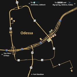 Odessa map