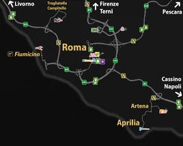 Roma map