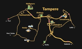Tampere map