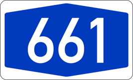 Germany A661 Sign