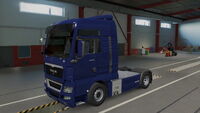 MAN TGX Paint Job Night Blue