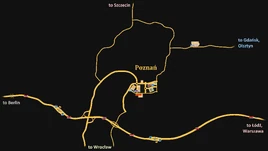 Poznan map
