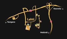 Lahti map
