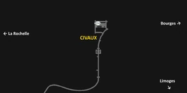 Civaux Map