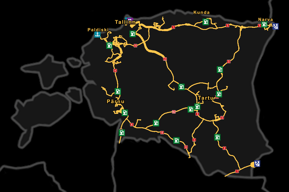 euro truck simulator 2 map iberia