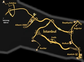 İstanbul map