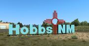 HobbsNM sign