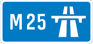 UK M25 sign