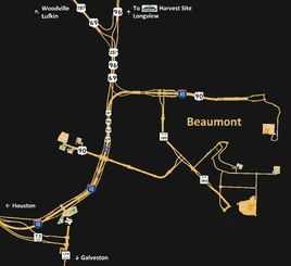 Beaumont map