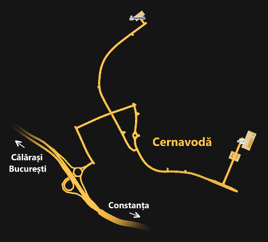 Cernavodă map