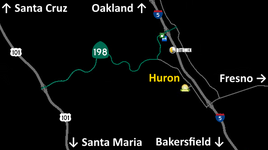 CA 198 Map