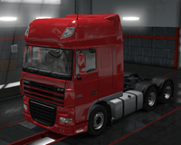 Daf xf 105 milano red