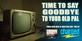 An advertisment of Charged