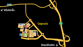 Uppsala map