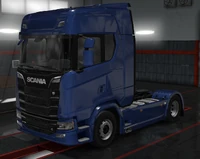 Scania S blue ocean metallic