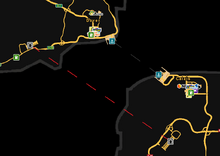 Channel Tunnel map