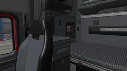 Mack Pinnacle Interior Premium Gray S70 View