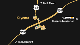Kayenta map