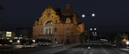 The Nuremberg Opera House at night
