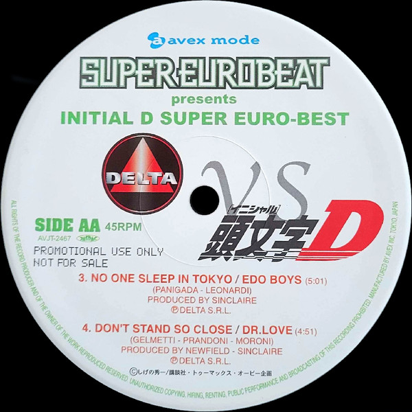 Super Eurobeat Presents Initial D Super Euro-Best | Eurobeat Wiki 