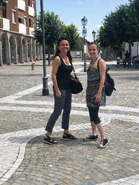 Delfino with Francesca Salaris.