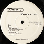 Lado A del vinilo, con Burning Up 4 U (My Love)